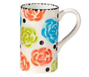 Akron Simple Floral Mug