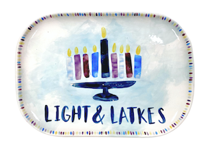 Akron Hanukkah Light & Latkes Platter