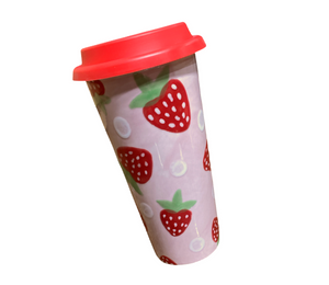 Akron Strawberry Travel Mug