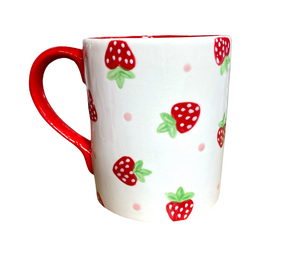 Akron Strawberry Dot Mug