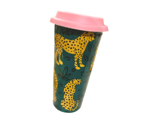 Akron Cheetah Travel Mug
