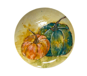 Akron Fall Watercolor Plate