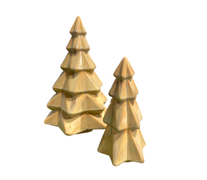Akron Rustic Glaze Faceted Trees