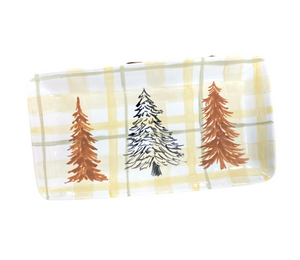 Akron Pines And Plaid Platter