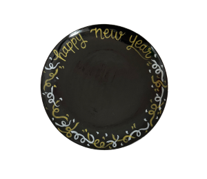 Akron New Year Confetti Plate