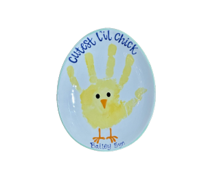 Akron Little Chick Egg Plate