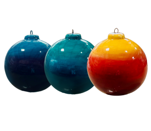 Akron Jewel Toned Ombre Ornament